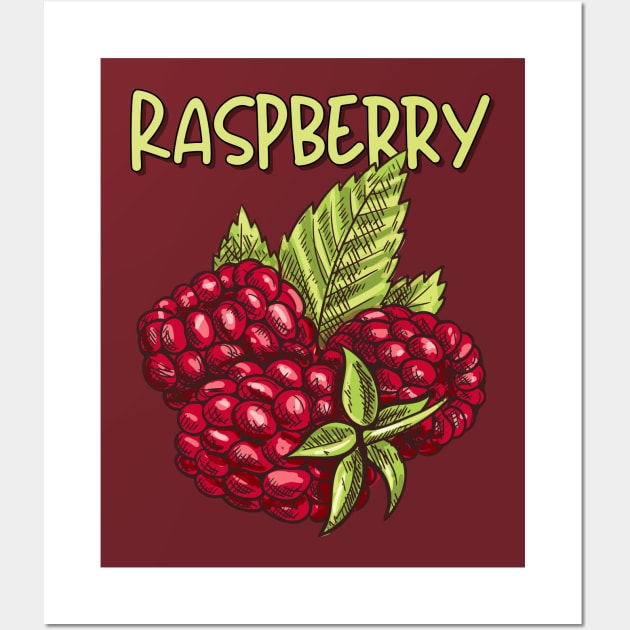 Raspberry Wall Art by Viking Age